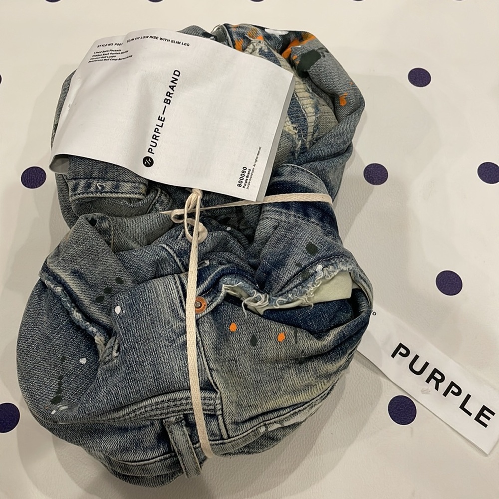 PURPLE BRAND P001 LOW RISE SKINNY JEANS - Picture 6 of 6